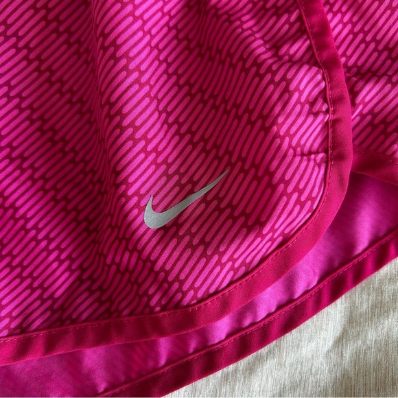 Nike Dri-Fit Women's Hot Pink Athletic Runnng, Workout Shorts - Picture 2 of 8